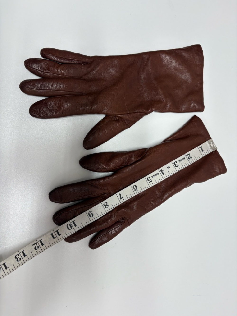 Cashmere- Lined Leather Gloves For Women - Size 8‎ - New in Bag. - Picture 8 of 10